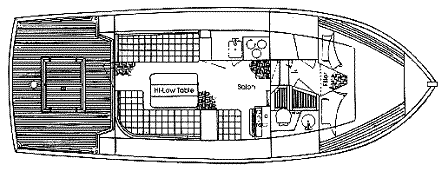 Grand Banks 32 layout diagram.